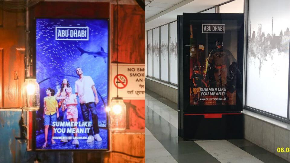 abu dhabi tourism ooh campaign